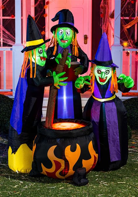 Turn heads this Halloween with eye-catching witch inflatables